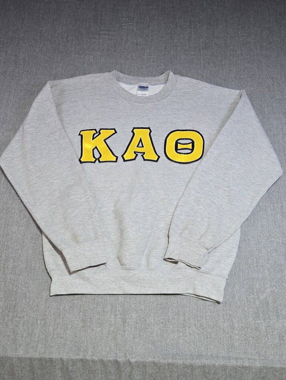 Kappa Alpha Theta KAΘ Sorority Sweatshirt Medium Heather Grey Rush Ready